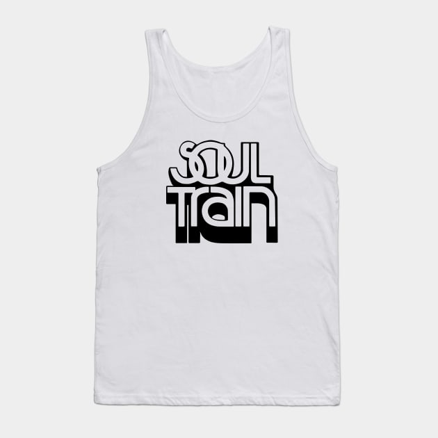 Soul Train Black Tank Top by Fresh Fly Threads